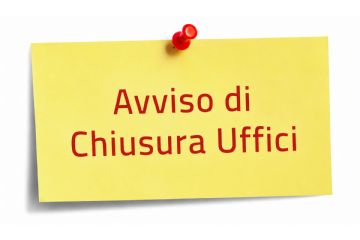 Chiusura uffici - 1 settembre 2026